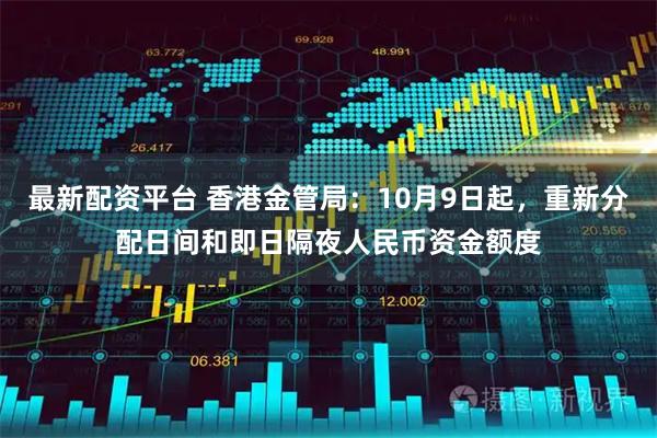 最新配资平台 香港金管局：10月9日起，重新分配日间和即日隔夜人民币资金额度